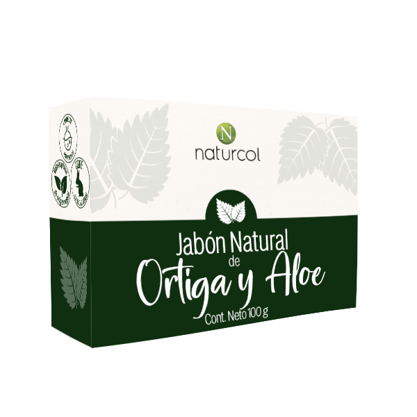 JABÓN NATURAL DE ORTIGA + ALOE