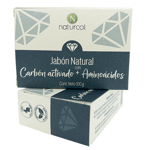 JABON DE CARBÓN ACTIVADO + AMINOÁCIDOS