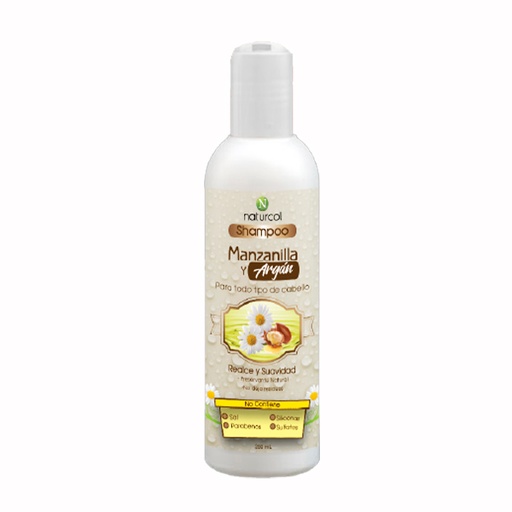 [NSHM2] SHAMPOO MANZANILLA Y ARGÁN X 250 mL